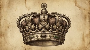 Antique Crown Outline