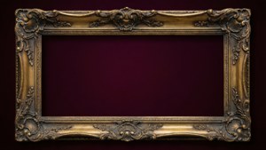 Antique Gold Filigree Border