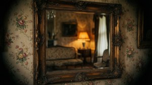 Antique Mirror Vignette