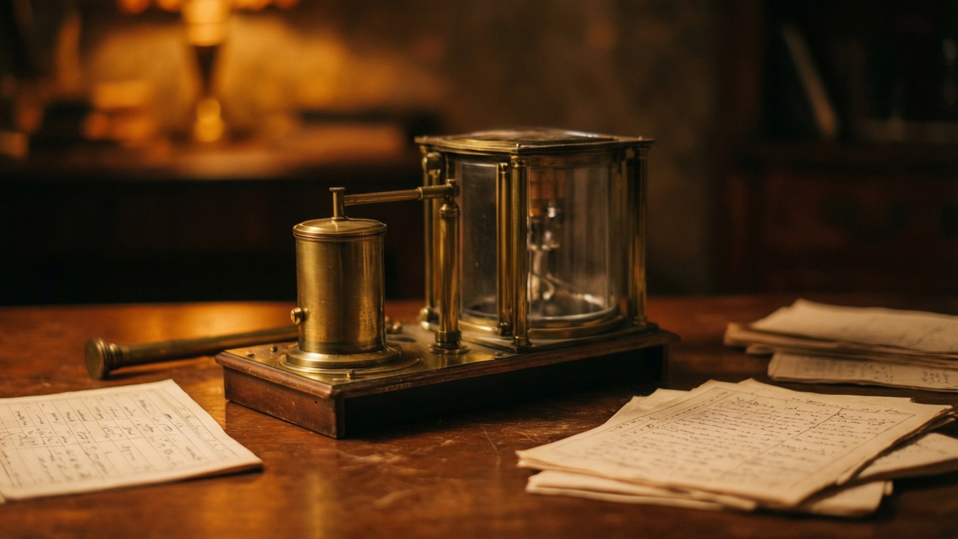 Antique Spectrometer Study by Wallpapers.art Studio