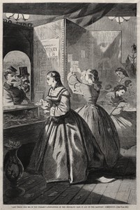 "Any Thing for Me, If you Please?" - Post-Office of the Brooklyn Fair in Aid of the Sanitary Commission
