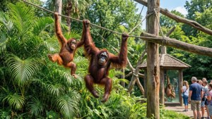Apenheul Orangutans