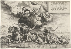 Apollo en Diana doden de kinderen van Niobe