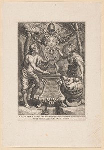 Apollo en Erato bij de bron van Hippocrene