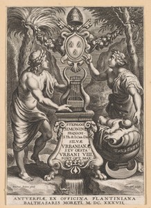 Apollo en Erato bij de bron van Hippocrene