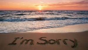 Apology in the Sand