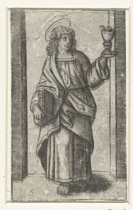 Apostel Johannes de Evangelist met miskelk