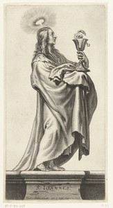 Apostel Johannes met miskelk en slang