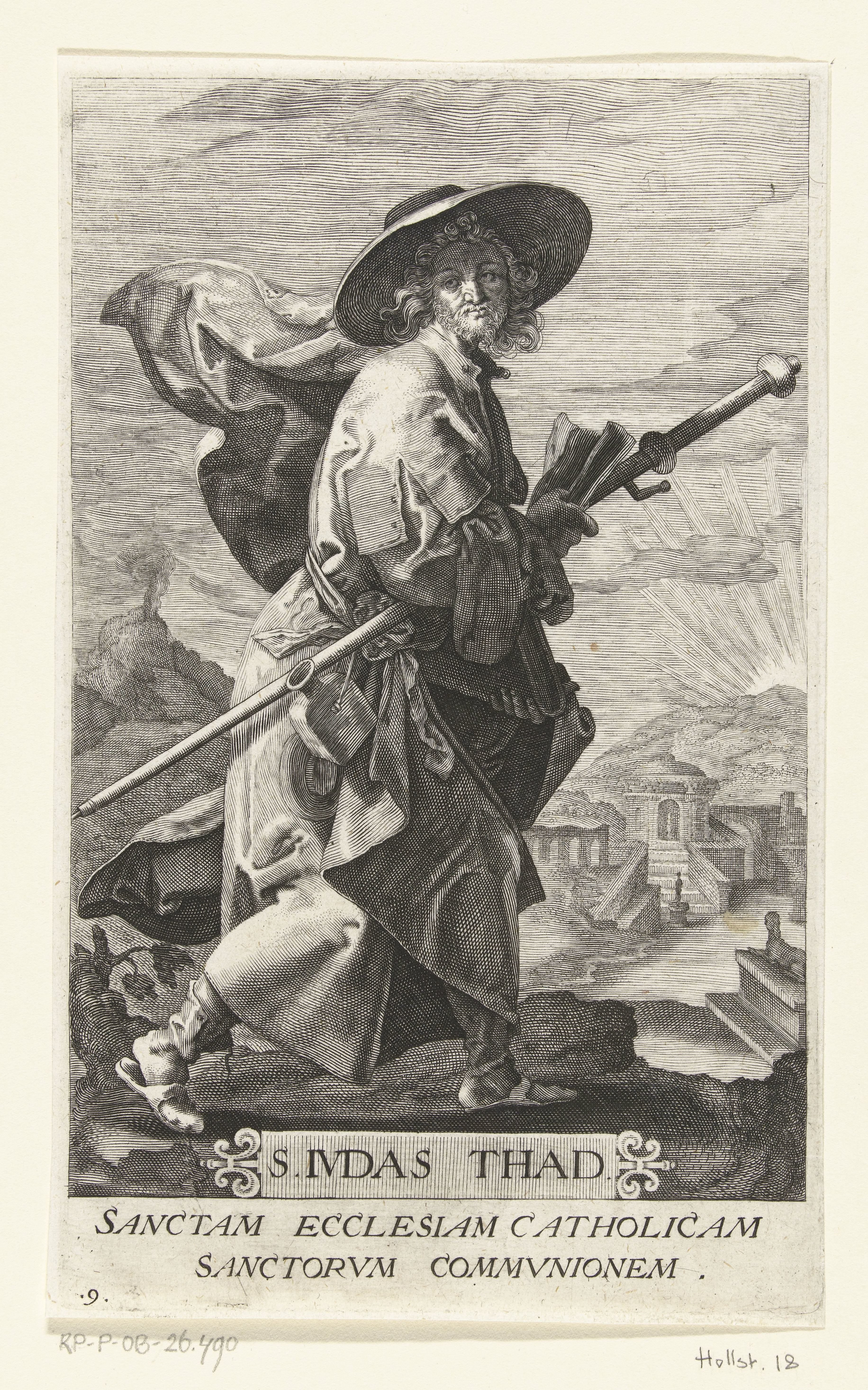 Apostel Judas Taddeüs by Johan Barra