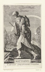 Apostel Mattheus als pelgrim