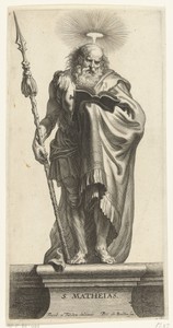 Apostel Matthias met speer