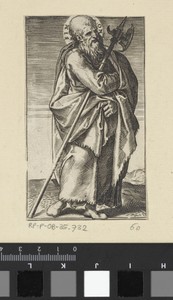 Apostel Simon met een staf
