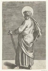 Apostel Simon Zelotes met zaag