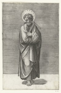 Apostel Tomas met winkelhaak
