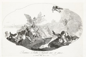 Apotheose van Francesco Barbaro met deugden en Faam