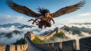 Appa Over Great Wall