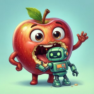 Apple Bites Android
