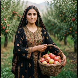 Apple Harvest Portrait