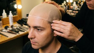 Applying Bald Cap