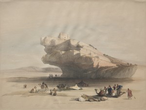 Approach to Petra, an Ancient Watch Tower Commanding the Valley of El Chor