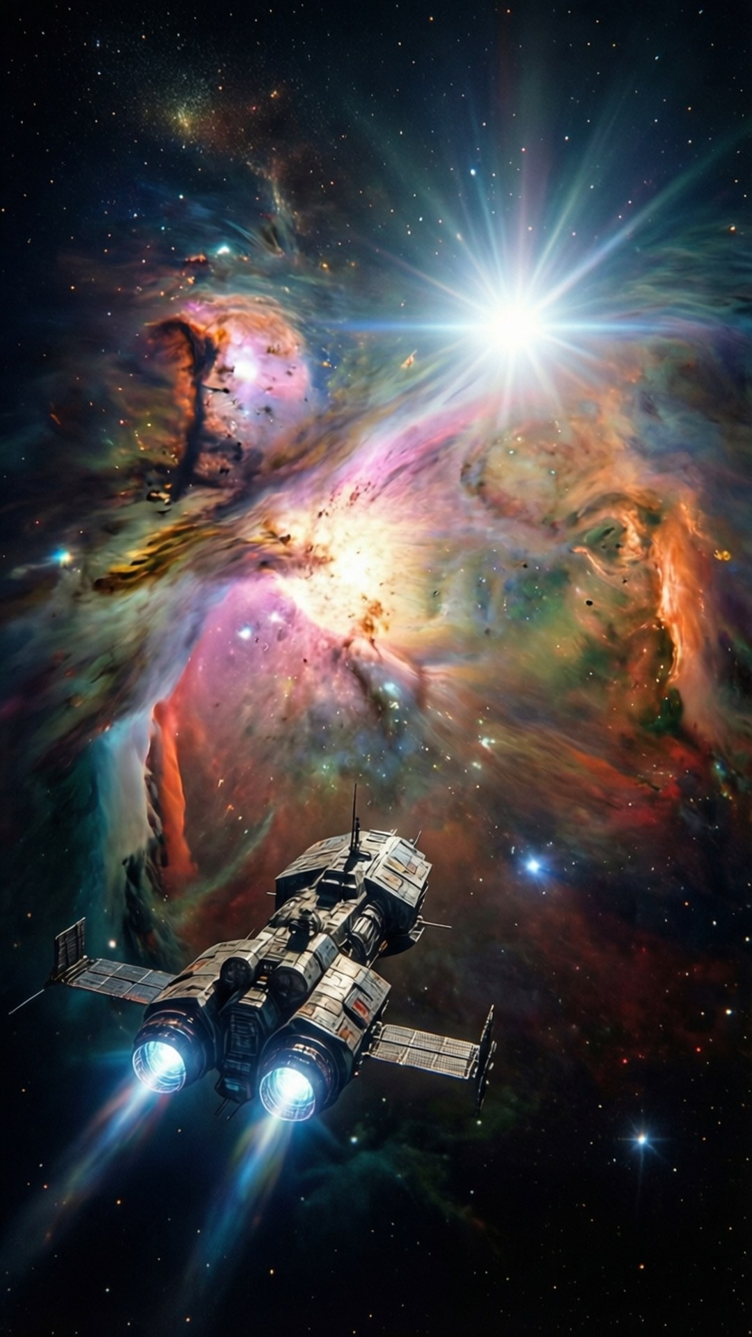 Approach to the Nebula by Wallpapers.art Studio