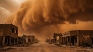 Approaching Dust Storm