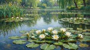 April Water Lilies