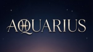 Aquarius Typography Design