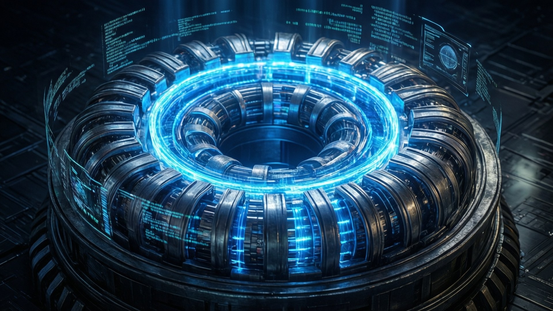 Arc Reactor Diagnostics by Wallpapers.art Studio