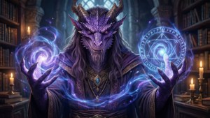 Arcane Dragonborn Wizard