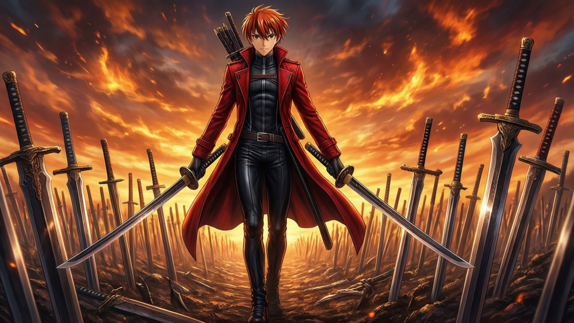 Archer in Blade Works by Wallpapers.art Studio