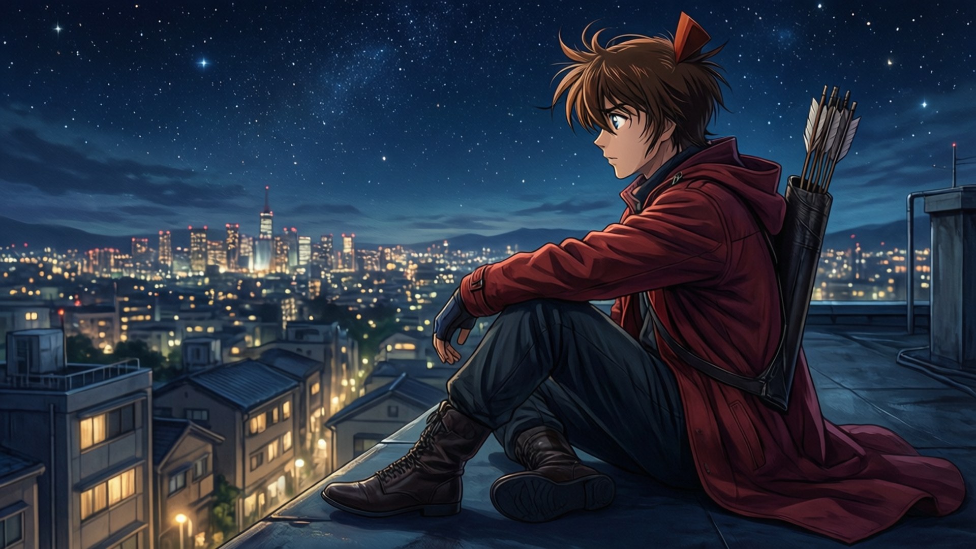 Archer's Rooftop by Wallpapers.art Studio