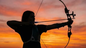 Archer Silhouette at Sunset
