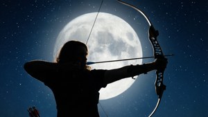 Archer Silhouette Full Moon