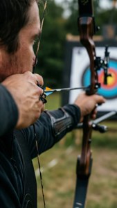 Archer Taking Aim