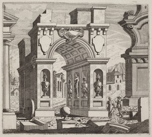 Architectural Fantasy with a Triumphal Arch