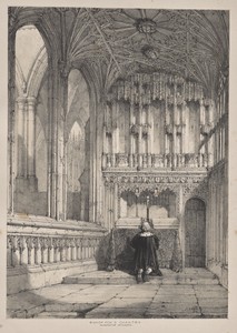 Architecture of the Middle Ages:  Bishop Fox's Chantry, Winchester Cathedral