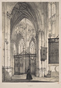 Architecture of the Middle Ages:  Church of St. Riquier, near Abbeville