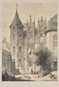 Architecture of the Middle Ages:  Hotel Bourgtheroulde, Rouen