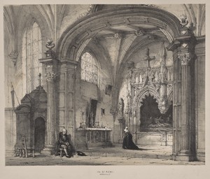 Architecture of the Middle Ages:  In St. Remi, Abbeville
