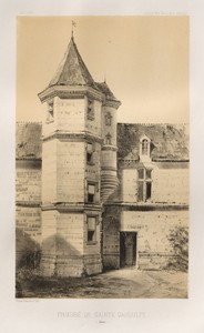 Architecture Pittoresque ou Monuments des XVeme. Et XVIeme. Siecles: Chateaux de France des XV et XVI Siecles: Pl. 87, Prieuré de Sainte Gaudulfe (Eure)