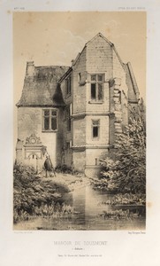 Architecture Pittoresque ou Monuments des XVeme. Et XVIeme. Siecles: Chateaux de France des XV et XVI Siecles: Pl. 47, Manoir De Sousmont (Calvados)