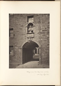 Archway In Inner Court, looking towards the Outer Court, with Zachary Boyd's Bust.