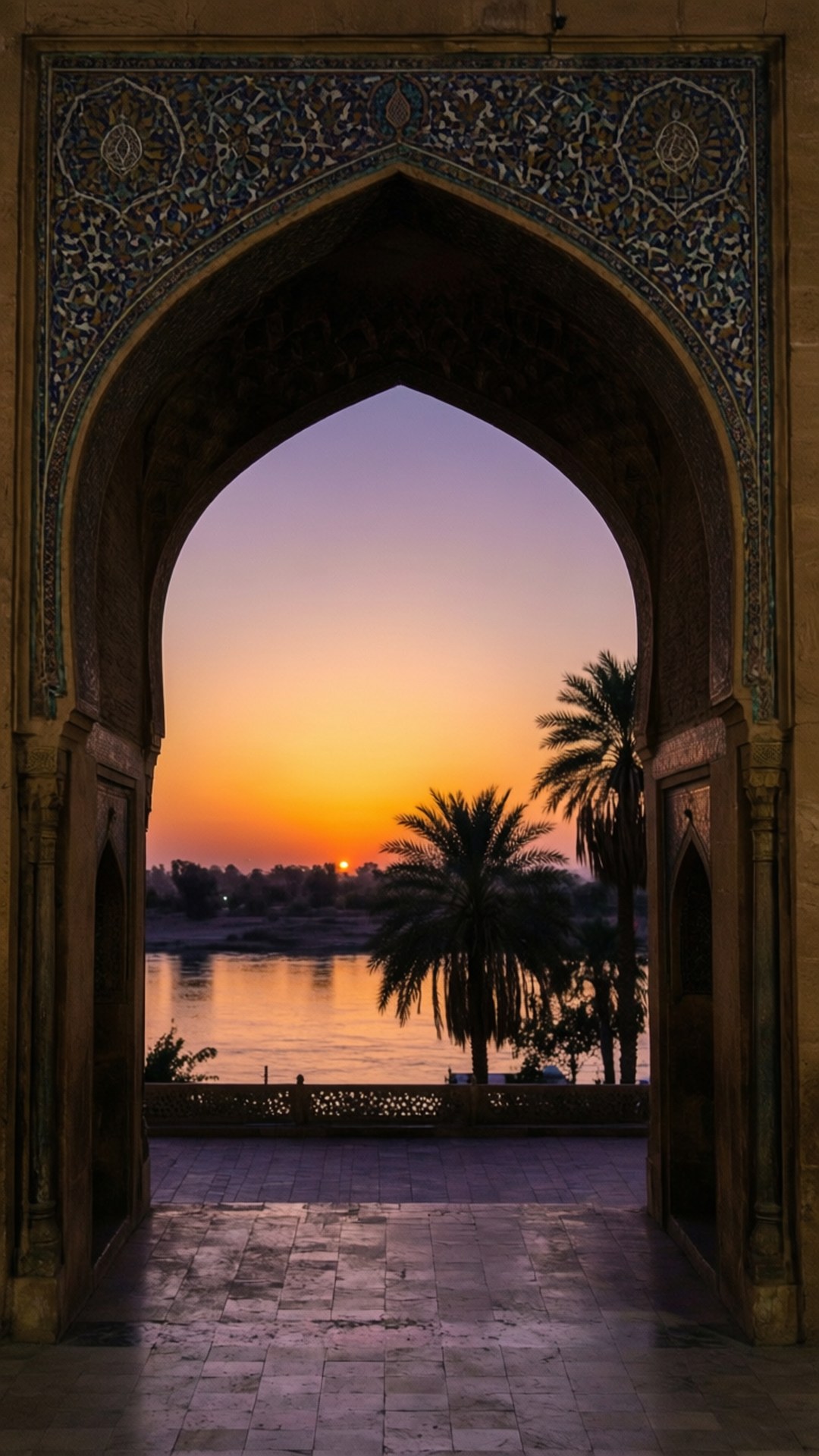 Archway Over Tigris by Wallpapers.art Studio