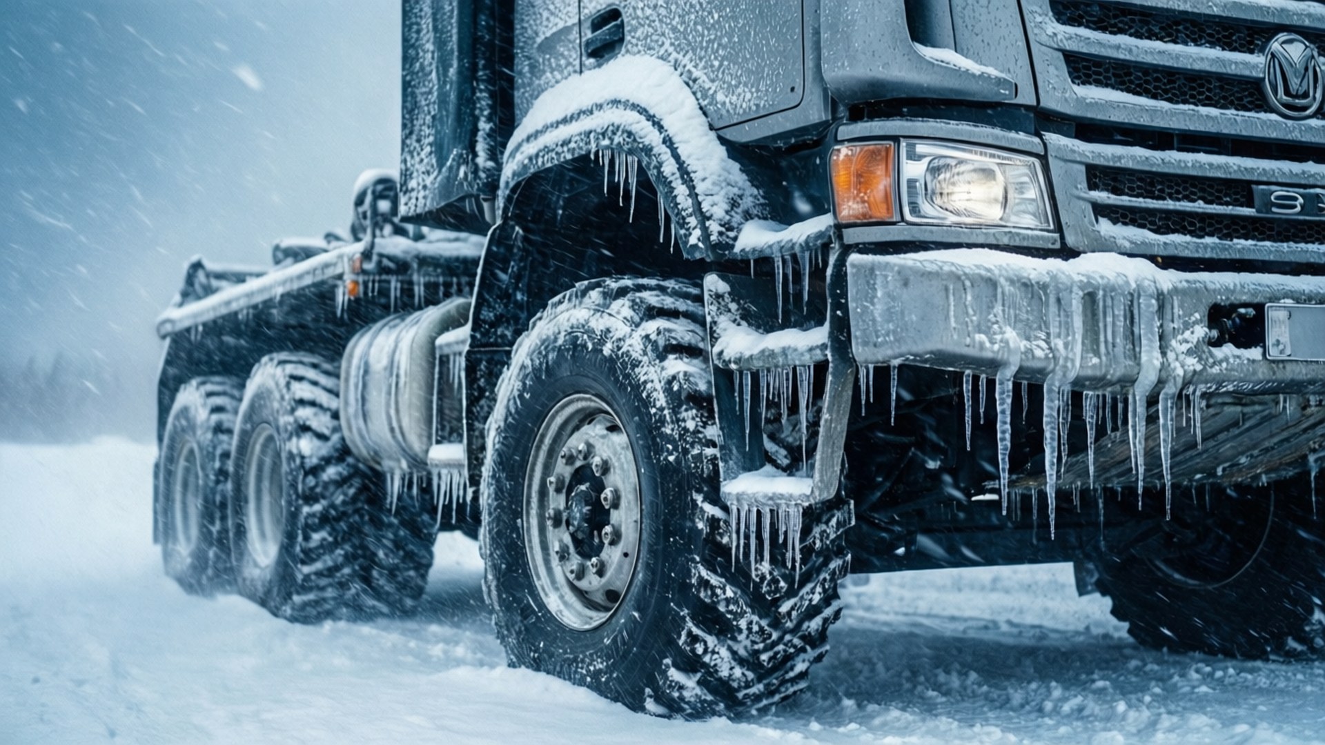 Arctic Blizzard Truck by Wallpapers.art Studio