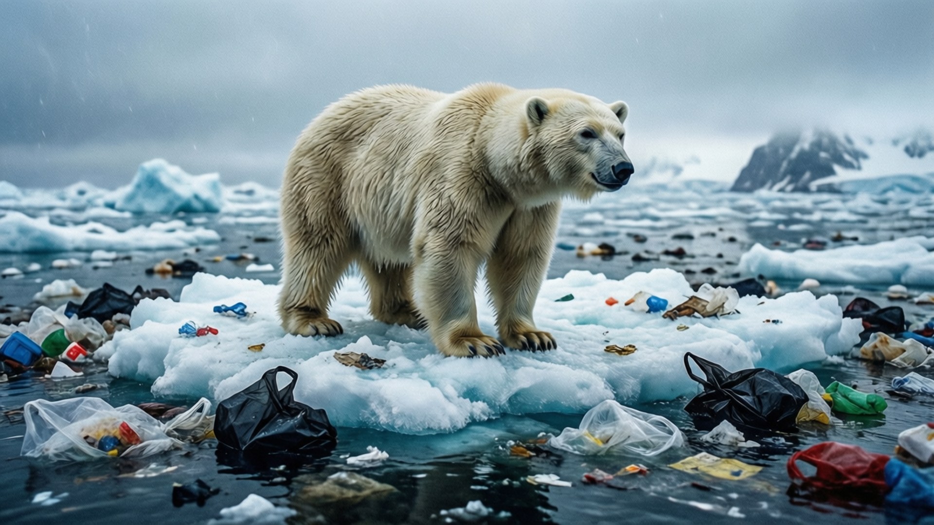 Arctic Garbage by Wallpapers.art Studio