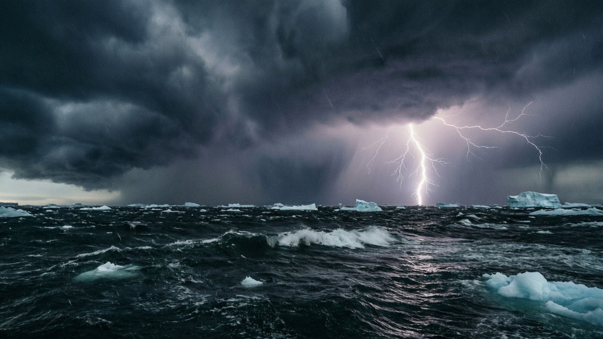 Arctic Thunderstorm by Wallpapers.art Studio