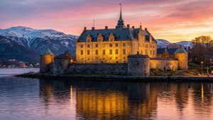 Arendal Castle Sunset