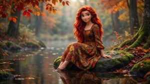 Ariel's Autumn Pond