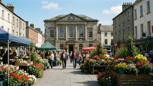 Armagh Market Square Sunny Day